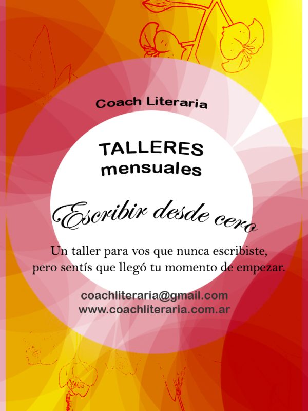 tapa Taller mensual Escribir desde cero